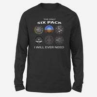 Thumbnail for The Only Six Pack I Will Ever Need Designed Long-Sleeve T-Shirts