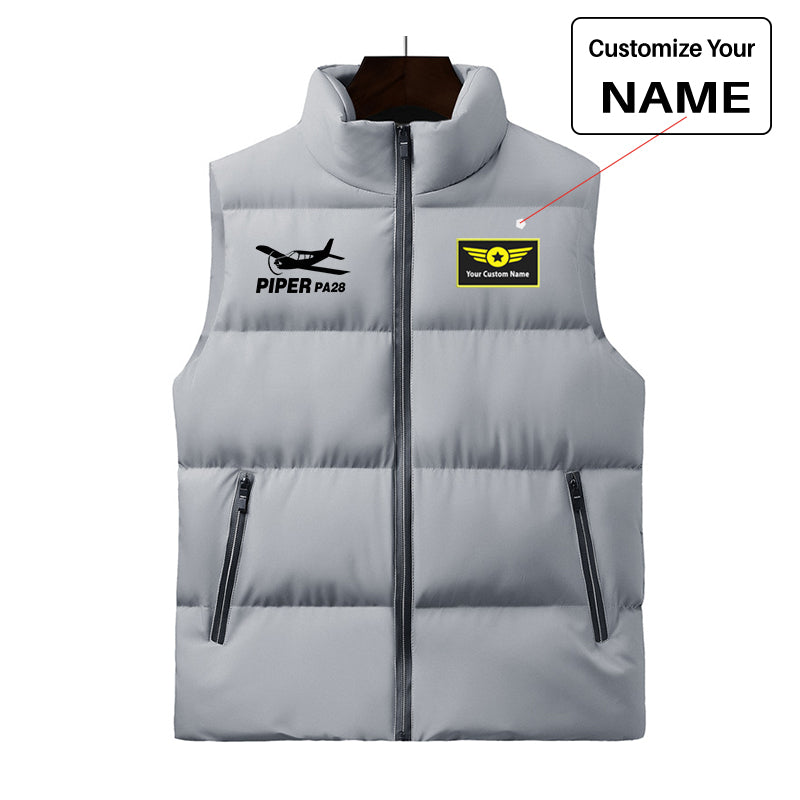 The Piper PA28 Designed Puffy Vests