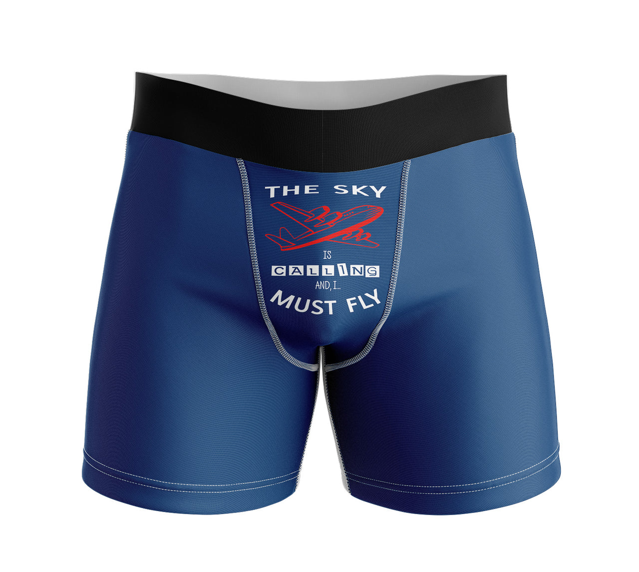 The Sky is Calling and I Must Fly Designed Men Boxers