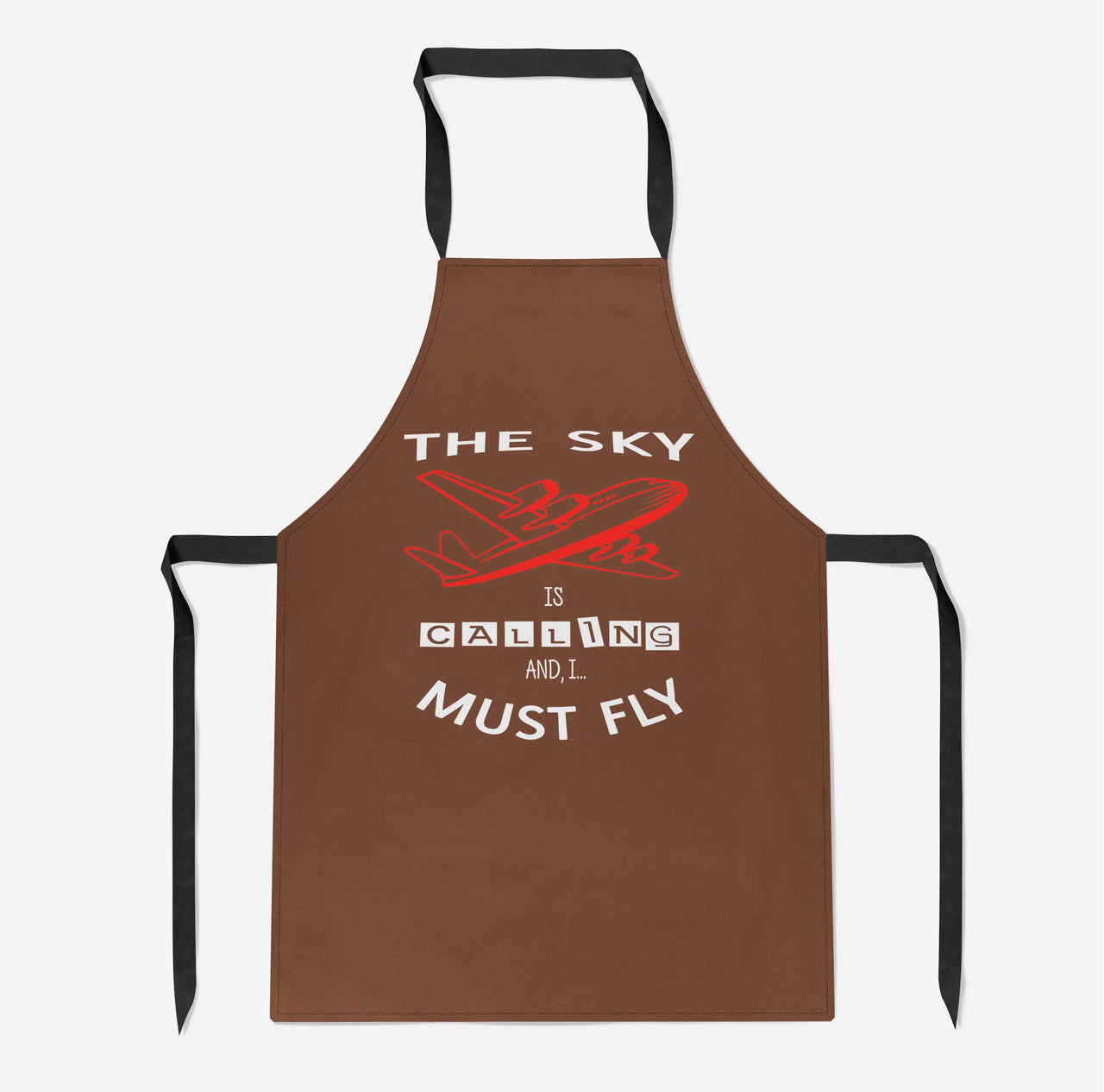 The Sky is Calling and I Must Fly Designed Kitchen Aprons
