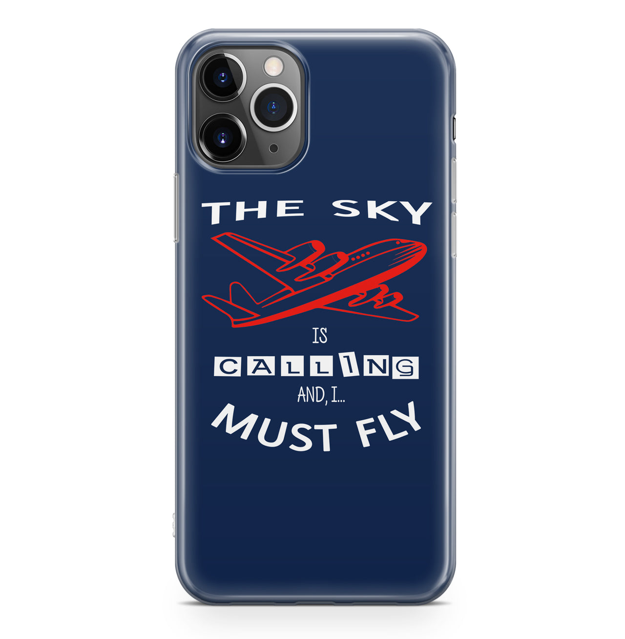 The Sky is Calling and I Must Fly Designed iPhone Cases