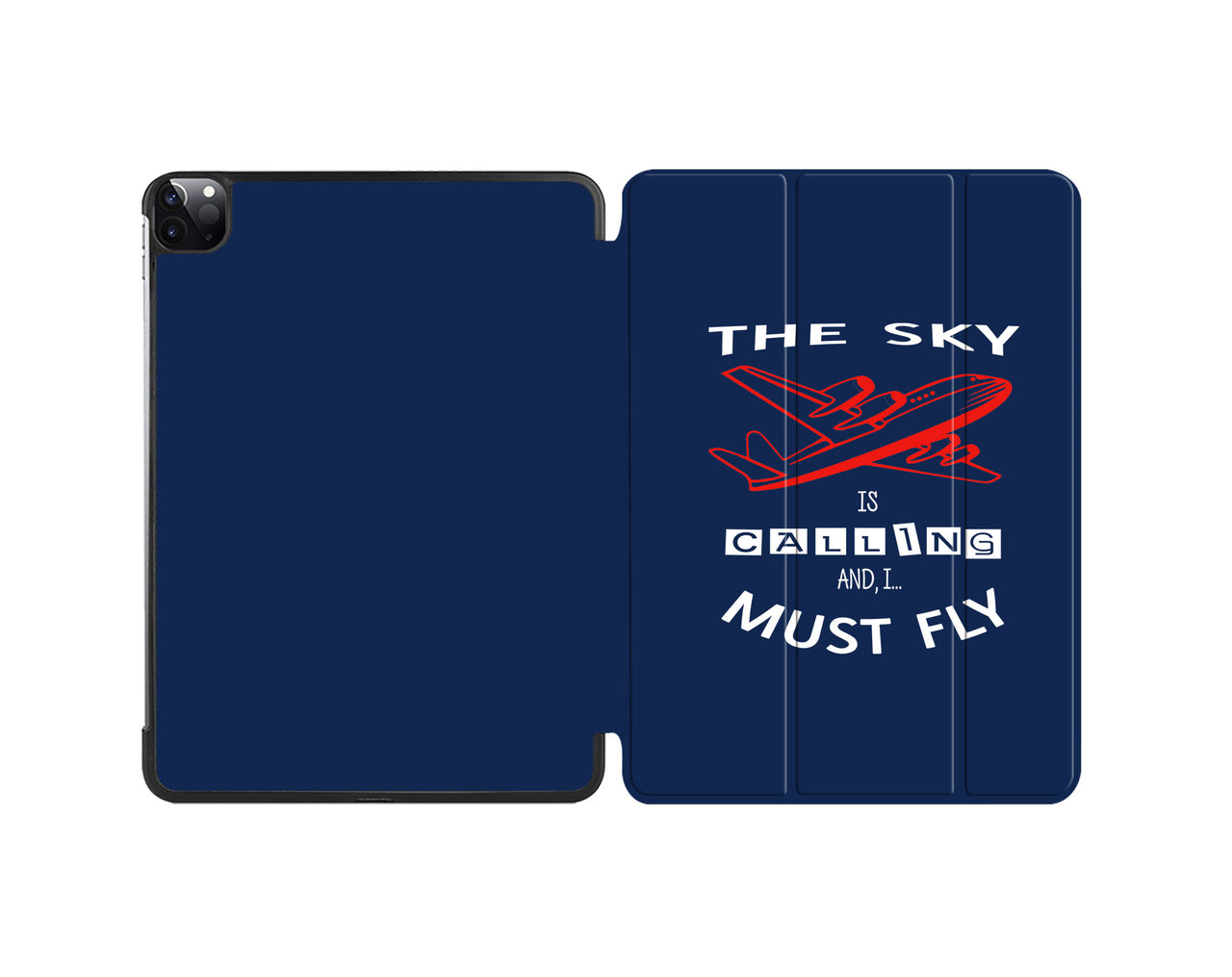 The Sky is Calling and I Must Fly Designed iPad Cases