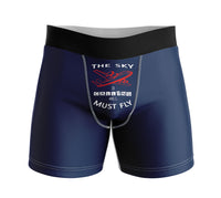 Thumbnail for The Sky is Calling and I Must Fly Designed Men Boxers