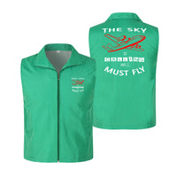 Thumbnail for The Sky is Calling and I Must Fly Designed Thin Style Vests