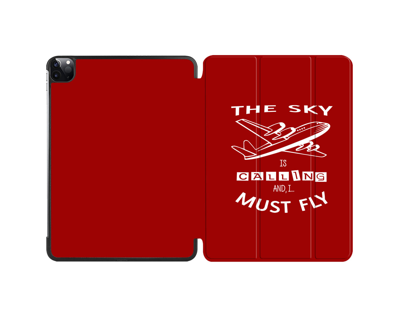 The Sky is Calling and I Must Fly Designed iPad Cases