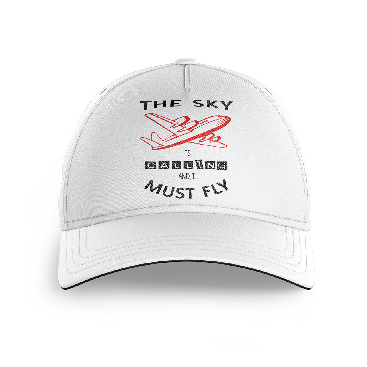 The Sky is Calling and I Must Fly Printed Hats