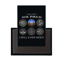 Thumbnail for The Only Six Pack I Will Ever Need Designed Magnet Pilot Eyes Store 