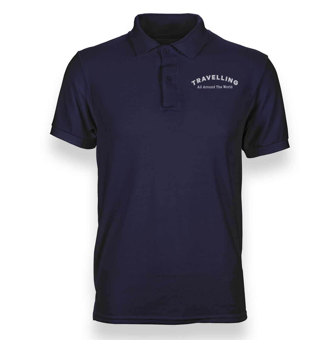 Travelling All Around The World Designed Polo T-Shirts