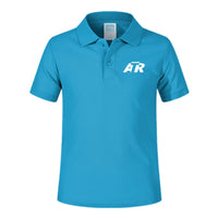 Thumbnail for ATR & Text Designed Children Polo T-Shirts