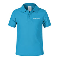 Thumbnail for Embraer & Text Designed Children Polo T-Shirts