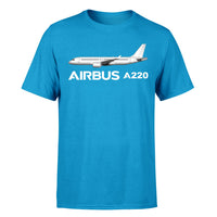 Thumbnail for The Airbus A220 Designed T-Shirts