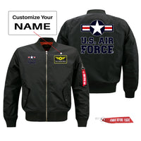 Thumbnail for US Air Force Designed Pilot Jackets (Customizable)