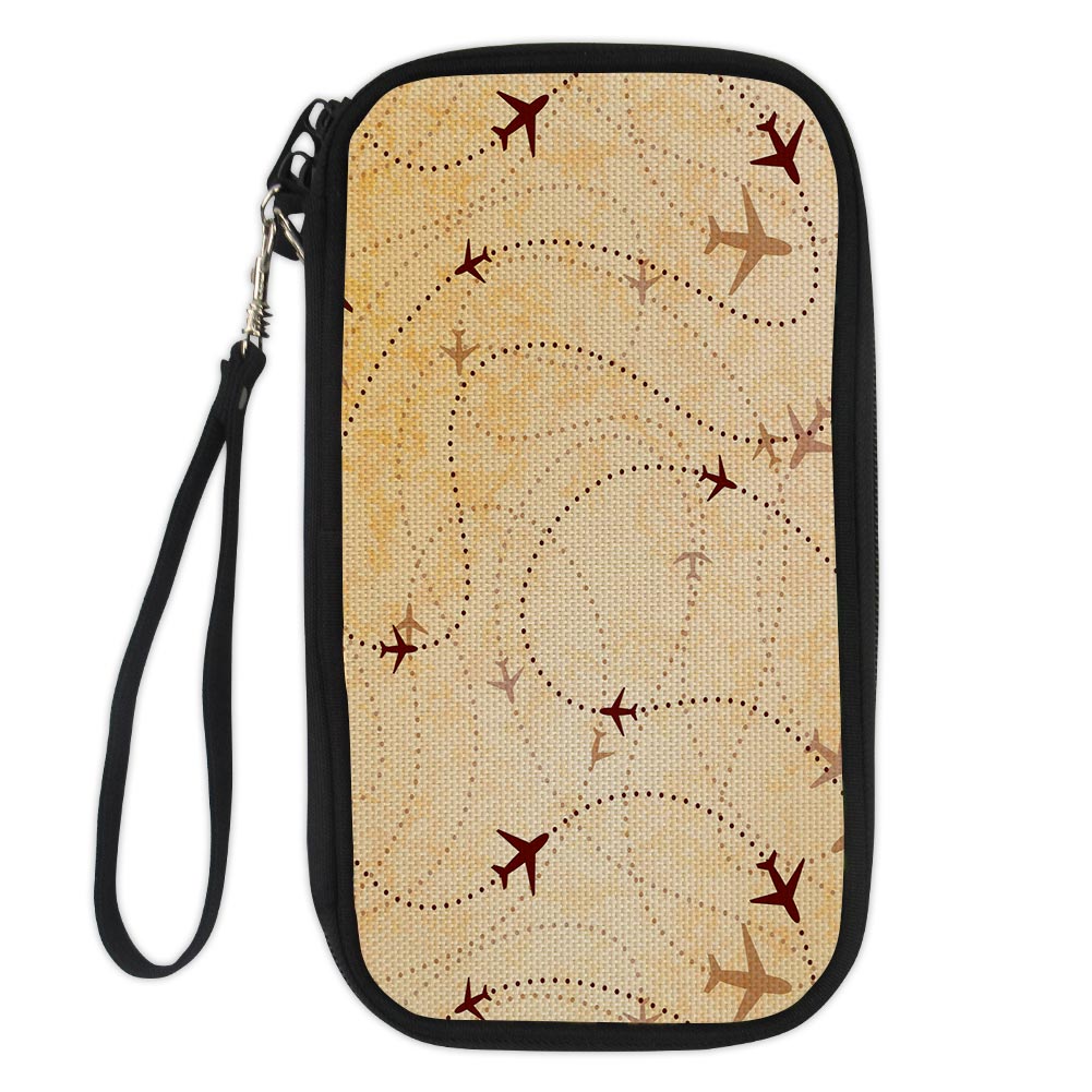 Vintage Travelling with Aircraft Designed Travel Cases & Wallets
