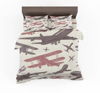 Thumbnail for Vintage & Jumbo Airplanes Designed Bedding Sets
