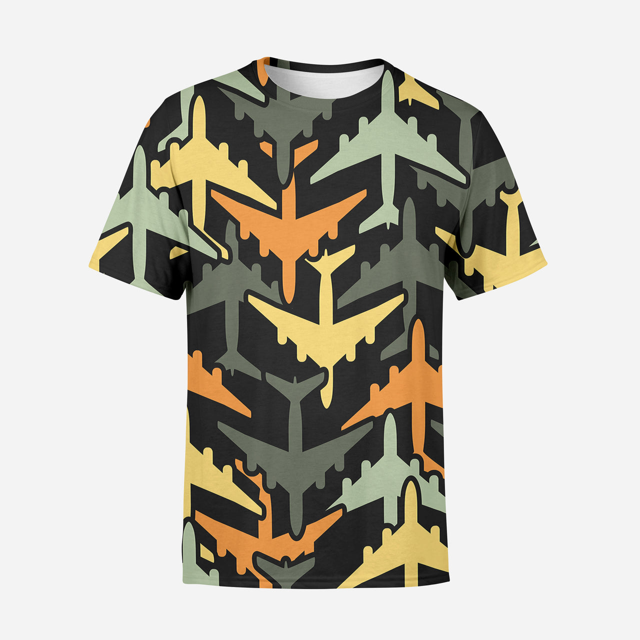 Volume 2 Super Colourful Airplanes Designed 3D T-Shirts