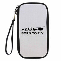 Thumbnail for Born To Fly Helicopter Designed Travel Cases & Wallets