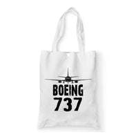 Thumbnail for Boeing 737 & Plane Designed Tote Bags