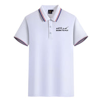 Thumbnail for Born To Fly Glider Designed Stylish Polo T-Shirts
