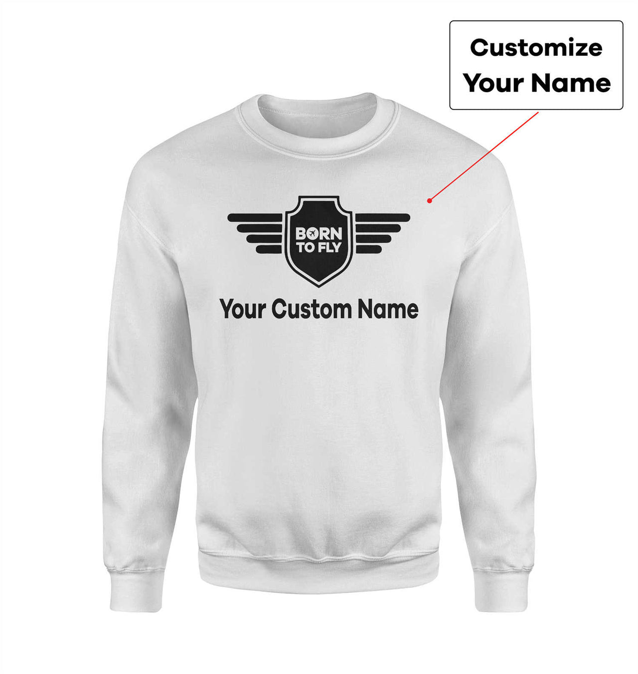 Custom Name & Big Badge (5) Designed 3D Sweatshirts