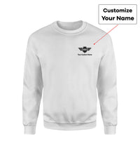 Thumbnail for Custom Name with Badge 5 Designed Sweatshirts