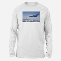 Thumbnail for Cruising Gulfstream Jet Designed Long-Sleeve T-Shirts