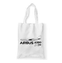 Thumbnail for The Airbus A350 WXB Designed Tote Bags