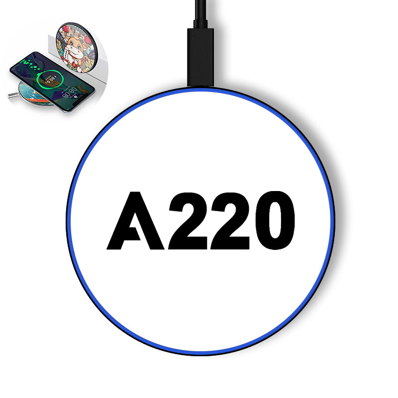 A220 Flat Text Designed Wireless Chargers