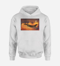 Thumbnail for Departing Fighting Falcon F16 Designed Hoodies