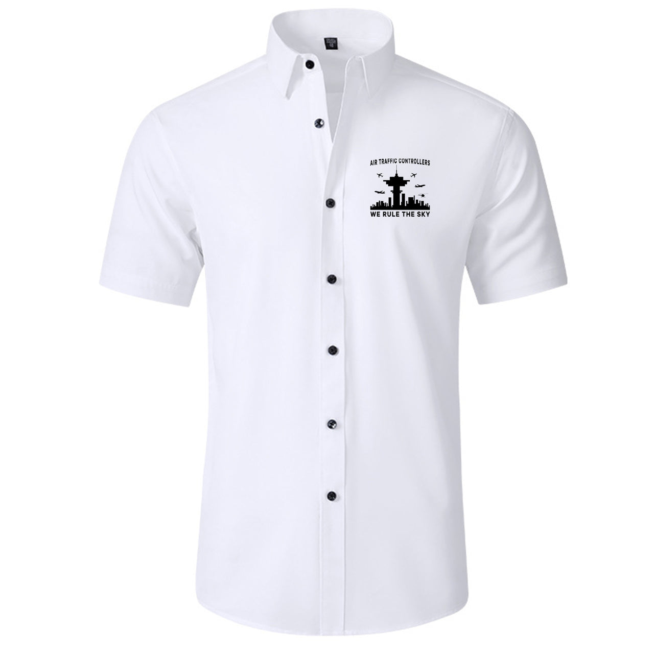 Air Traffic Controllers - We Rule The Sky Designed Short Sleeve Shirts