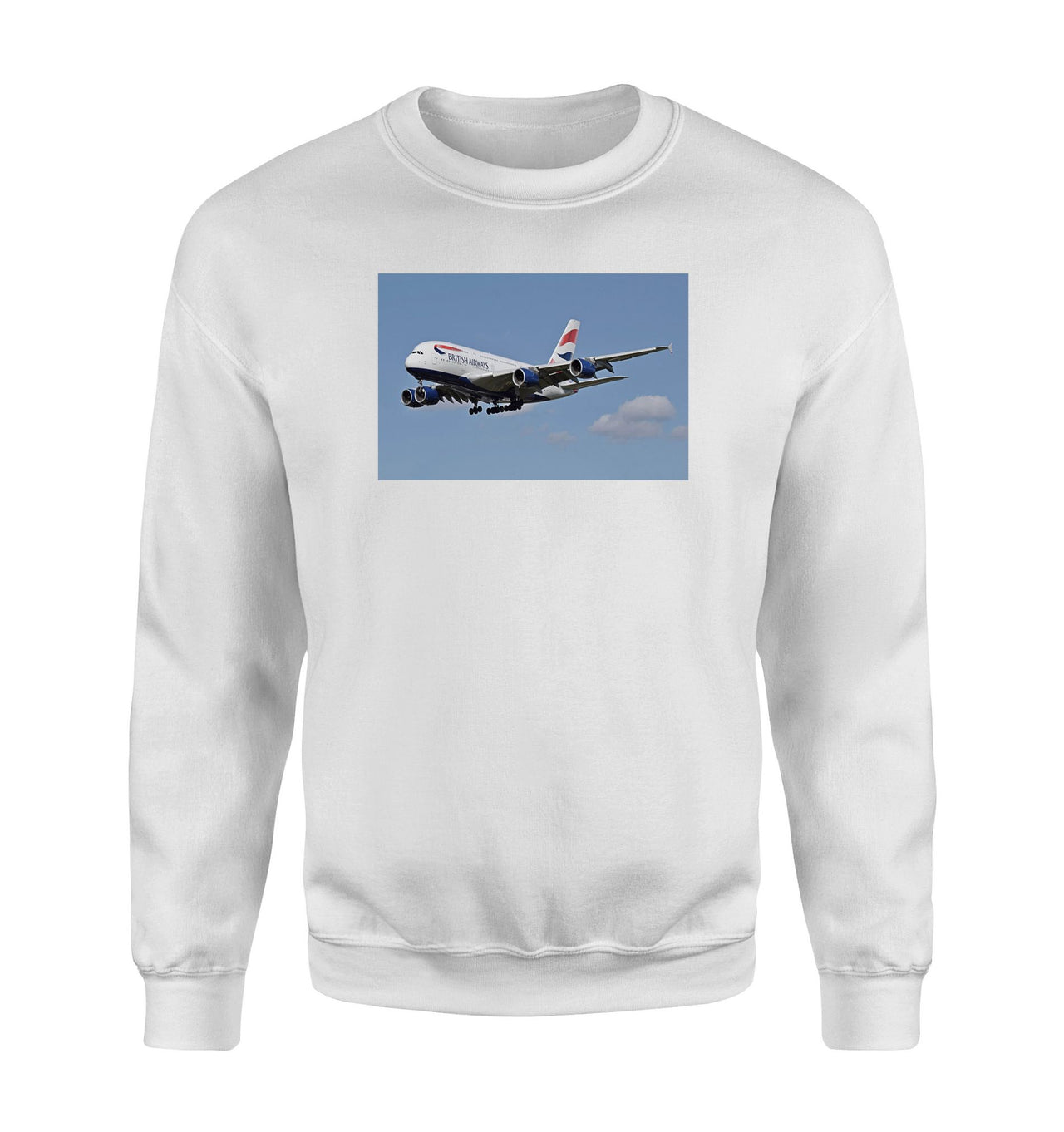 Landing British Airways A380 Designed Sweatshirts