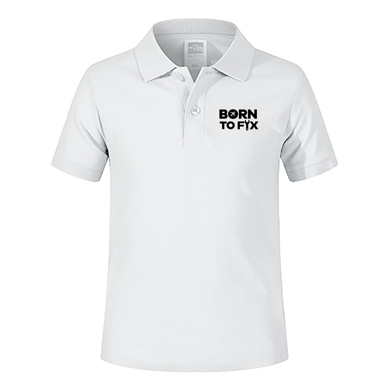 Born To Fix Airplanes Designed Children Polo T-Shirts