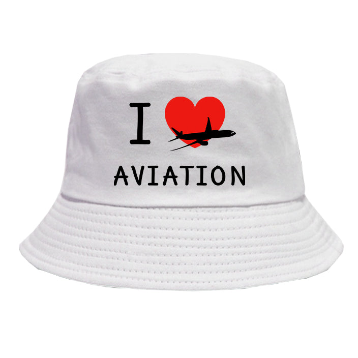 I Love Aviation Designed Summer & Stylish Hats