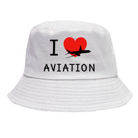 Thumbnail for I Love Aviation Designed Summer & Stylish Hats