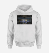 Thumbnail for Airbus A380 Cockpit Designed Hoodies