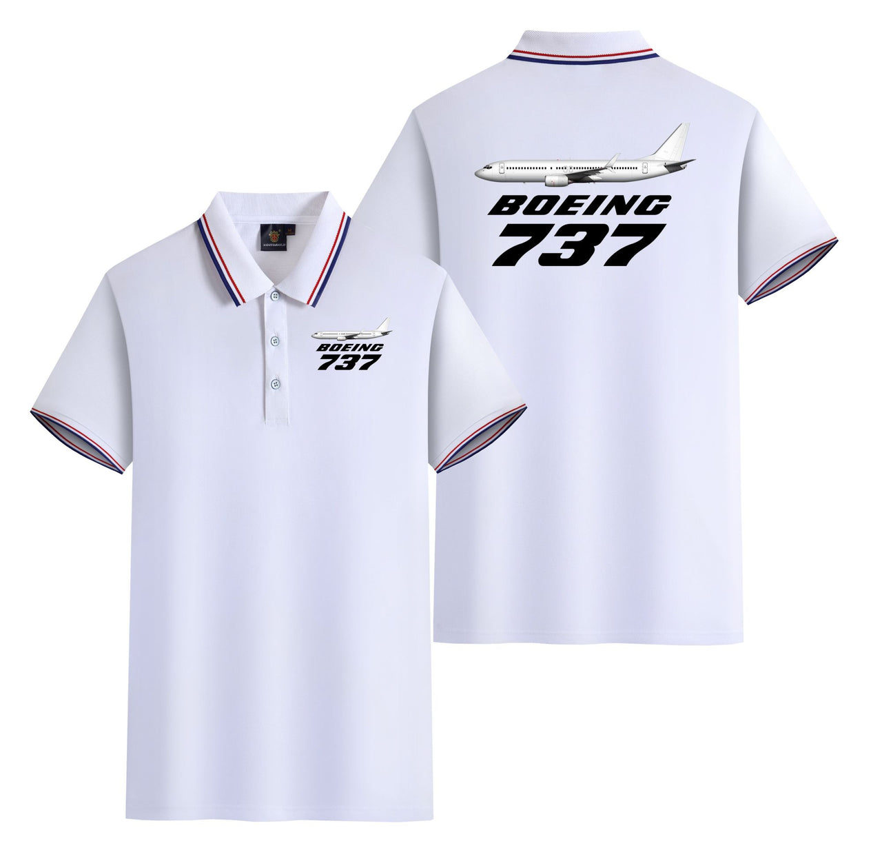 The Boeing 737 Designed Stylish Polo T-Shirts (Double-Side)