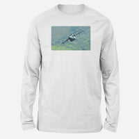 Thumbnail for Cruising Airbus A400M Designed Long-Sleeve T-Shirts