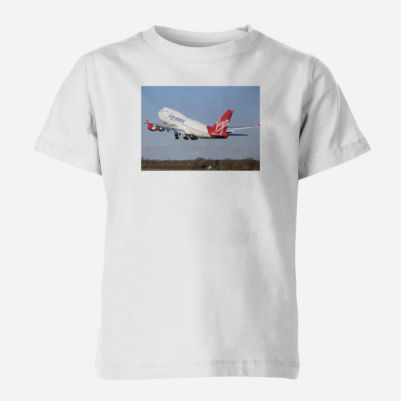Virgin Atlantic Boeing 747 Designed Children T-Shirts