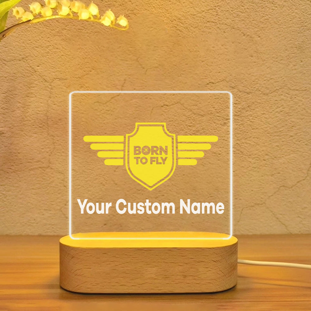 Custom Name (Badge 5) Designed Night Lamp