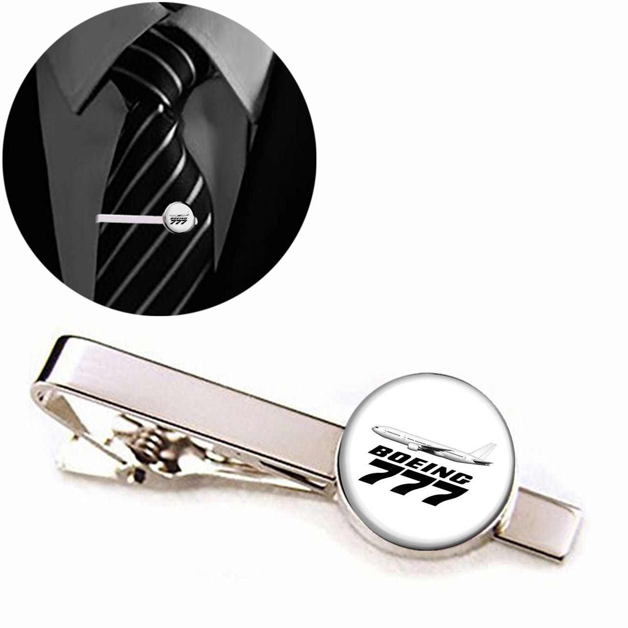 The Boeing 777 Designed Tie Clips
