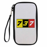 Thumbnail for Flat Colourful 737 Designed Travel Cases & Wallets