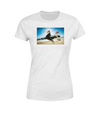 Thumbnail for Turning Right Fighting Falcon F16 Designed Women T-Shirts