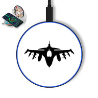 Thumbnail for Fighting Falcon F16 Silhouette Designed Wireless Chargers