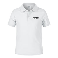 Thumbnail for Piper & Text Designed Children Polo T-Shirts