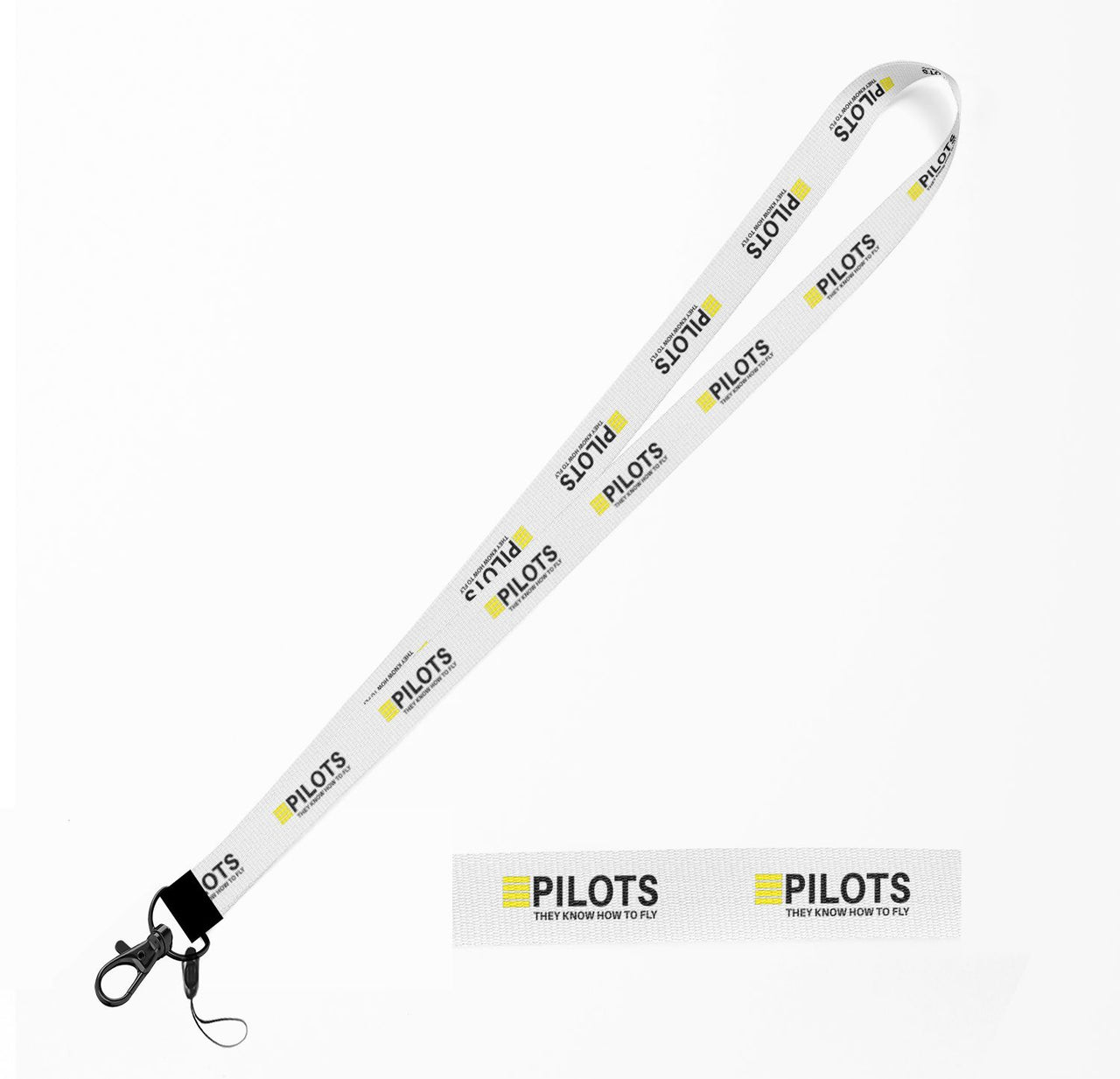 Pilots They Know How To Fly Designed Lanyard & ID Holders