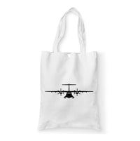 Thumbnail for ATR-72 Silhouette Designed Tote Bags