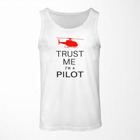 Thumbnail for Trust Me I'm a Pilot (Helicopter) Designed Tank Tops