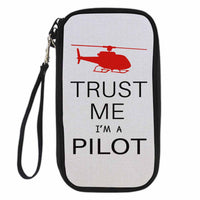 Thumbnail for Trust Me I'm a Pilot (Helicopter) Designed Travel Cases & Wallets