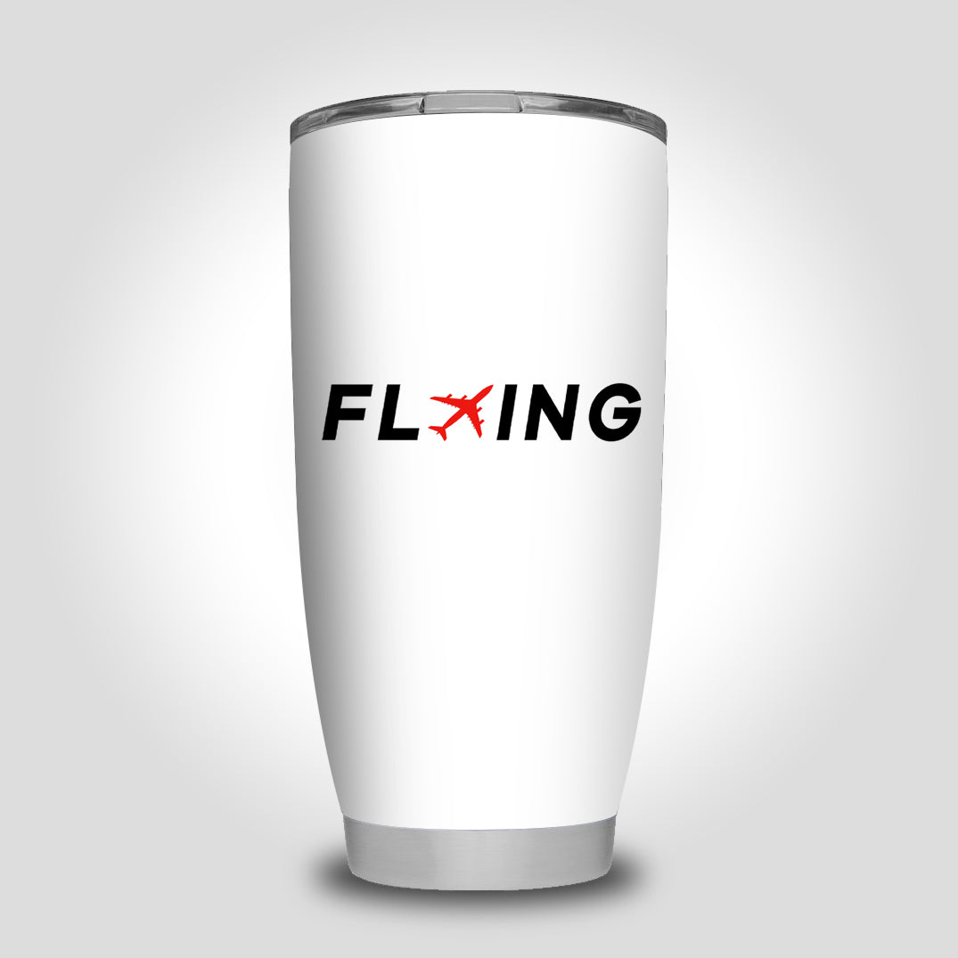 Flying Designed Tumbler Travel Mugs