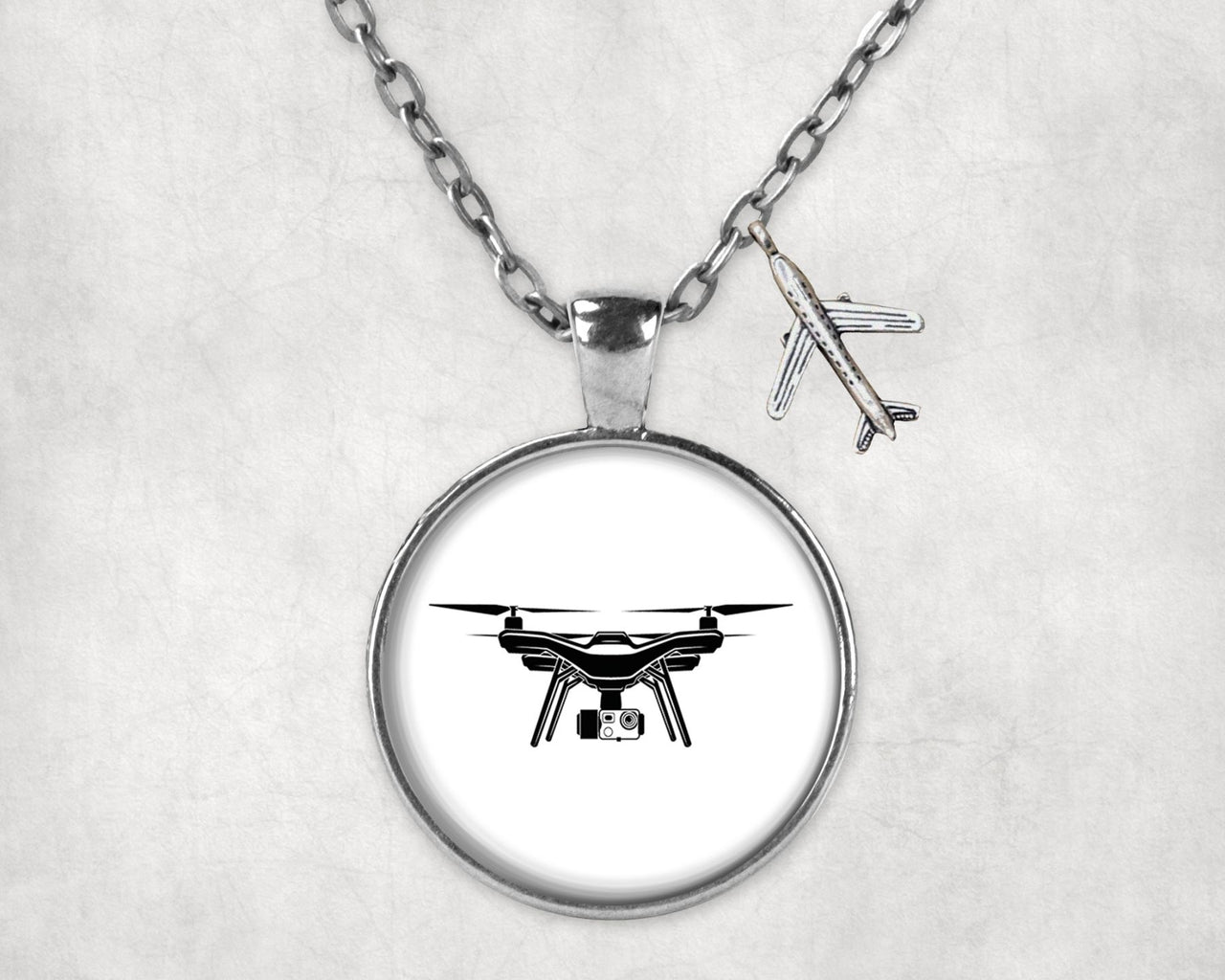 Drone Silhouette Designed Necklaces