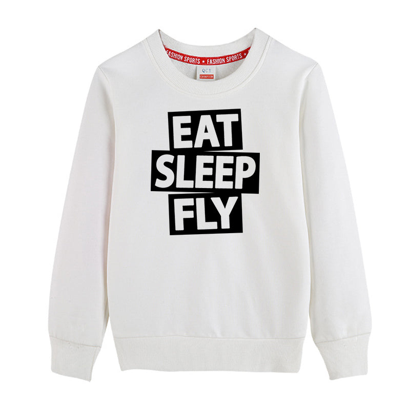 Eat Sleep Fly Designed "CHILDREN" Sweatshirts